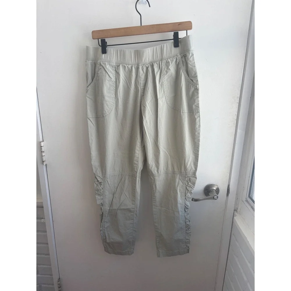 XCVI‎ Geyser Crop Pants XL athleisure streetwear layered ruched travel hiking